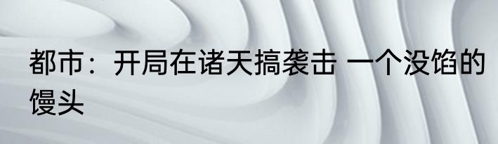都市：开局在诸天搞袭击 一个没馅的馒头