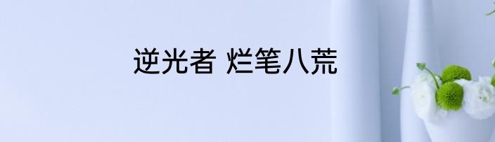 逆光者 烂笔八荒