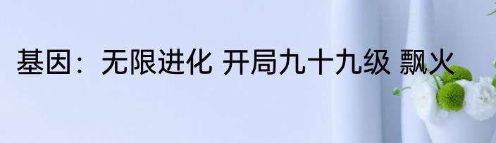 基因：无限进化 开局九十九级 飘火