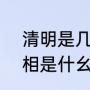 清明是几月几号（2024年4月4号属相是什幺）