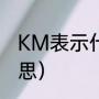 KM表示什么（网络用语km是什么意思）