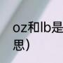 oz和lb是什么单位（g和oz是什么意思）