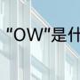 “OW”是什么意思（OW是什么意思）