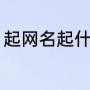 起网名起什么最好（关于晚安的网名）
