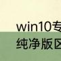 win10专业版全名（win10专业版和纯净版区别）