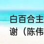 白百合主演的电影或电视剧有哪些谢谢（陈伟霆白百何主演的电视剧）