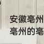 安徽亳州读成毫州怎么回事（安徽省亳州的亳州怎么念）
