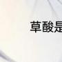 草酸是从哪些东西中提取的