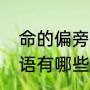 命的偏旁部首和结构（形容欺负的成语有哪些）