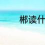 郴读什么（郴这个字读什么）