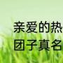 亲爱的热爱的希郡演的是谁（小糯米团子真名）