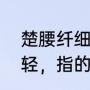 楚腰纤细掌中轻全诗（楚腰纤细掌中轻，指的是谁）