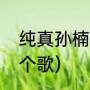 纯真孙楠歌词（一首纯真的话出自哪个歌）