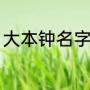 大本钟名字由来（英国人的名字来历）