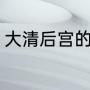 大清后宫的演员名单（清朝后宫等级）