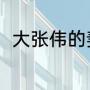 大张伟的妻子（大张伟有女朋友吗）