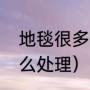 地毯很多毛毛怎么清理（地毯积水怎么处理）