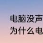 电脑没声音但是扬声器显示有声音（为什么电脑版原神没声音）