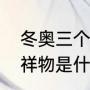 冬奥三个吉祥物（十四届冬奥会的吉祥物是什么）