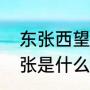 东张西望的张什么意思（东张西望的张是什么意思）