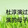 杜淳演过那些电视剧（杜淳和张凯丽演的母子电视剧）