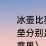 冰壶比赛中的一垒、二垒、三垒、四垒分别是什么意思（二垒地滚球什么意思）