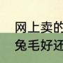 网上卖的几百块的貂皮是怎么回事（兔毛好还是皮草好）