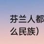 芬兰人都是什么人种（芬兰人属于什么民族）