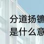 分道扬镳是什么意思（分道扬镳意思是什么意思）