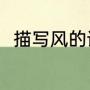 描写风的诗句（所有带有风的古诗）