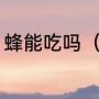 蜂能吃吗（古诗《蜂》的全文是什么）