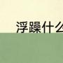 浮躁什么意思（浮躁是什么意思）