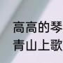 高高的琴声是哪首歌的歌词（高高的青山上歌词完整版）