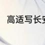 高适写长安的诗（高适送董大的诗）