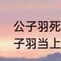 公子羽死前为何要杀燕南天（赵国公子羽当上王了吗）