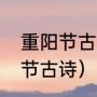 重阳节古诗10首最简单一年级（重阳节古诗）