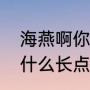 海燕啊你可长点心吧，小宝演的谁（什么长点心啊）