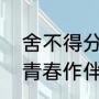 舍不得分手是哪首歌的歌词（让我们青春作伴活得潇洒歌词）