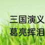 三国演义诸葛亮挥泪斩马谡原文（诸葛亮挥泪斩马谡是什么意思）