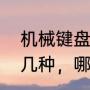 机械键盘顶级三大牌子（机械键盘分几种，哪个品牌的好）