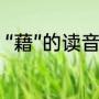 “藉”的读音和组词（藉，多音字组词）