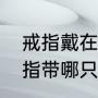 戒指戴在哪个手指代表什么（结婚戒指带哪只手）