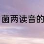 菌两读音的区别（菌菇的菌读几声调）