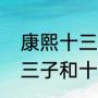 康熙十三子，最后什么下场（康熙十三子和十四子谁厉害）
