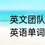 英文团队名字简短可爱（形容可爱的英语单词）