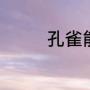 孔雀能飞吗（孔雀能飞么）