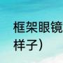 框架眼镜是什么镜（框架眼镜长什么样子）
